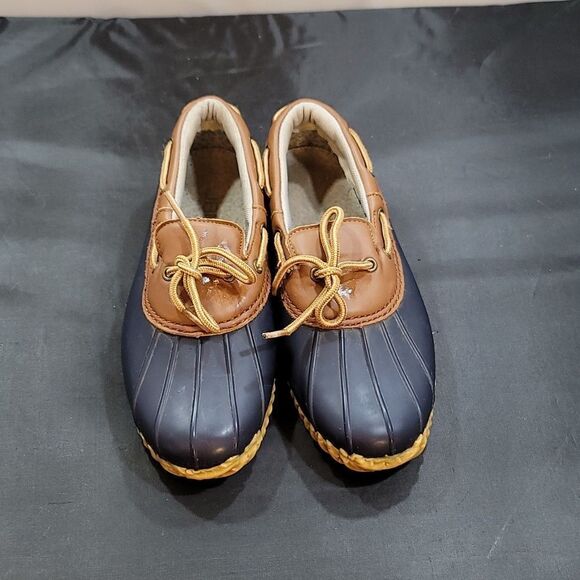 WOMEN'S JBU WATERPROOF LOAFER SHOES SLIP ON FLAT DUCK SHOE - Picture 2 of 16